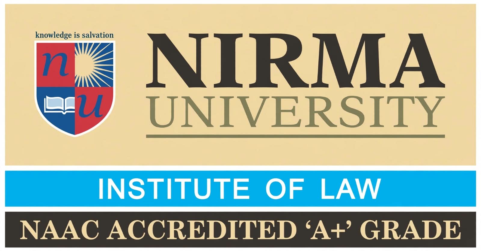 Centre For AI and Law Institute of Law, Nirma University logo